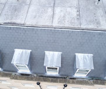 Drone checks of hard-to-reach rooftops